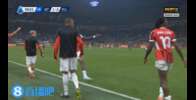 来之不易😤米兰2-1国米完场哨响瞬间，米兰球员冲进场庆祝